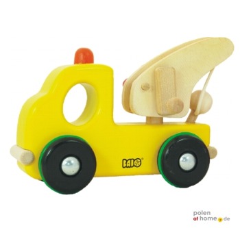 BAJO, Holzspielzeug, Abschleppwagen, gro�
