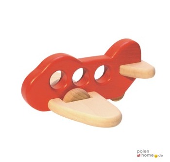 BAJO, Holzspielzeug, Flugzeug, rot