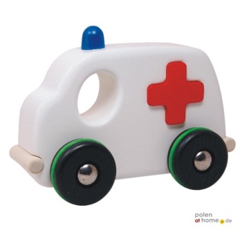 BAJO, Holzspielzeug, Ambulanz, gro�
