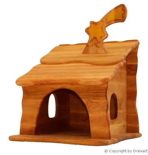 Weihnachtsstall <br>aus massivem Erlenholz
